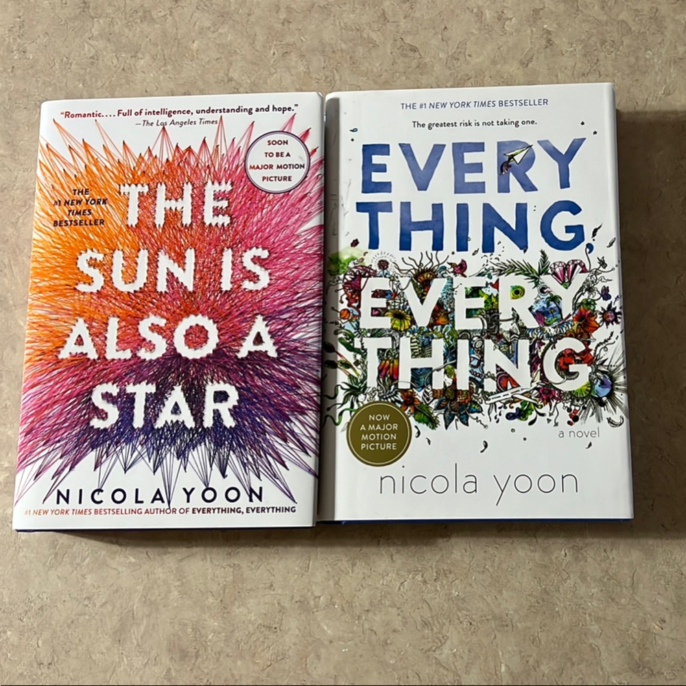 NICOLA Vibrant Book Duo - The Sun is Also a Star & Everything, Everything